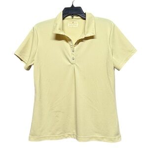 Sport Haley Yellow Fitted Polo T-Shirt